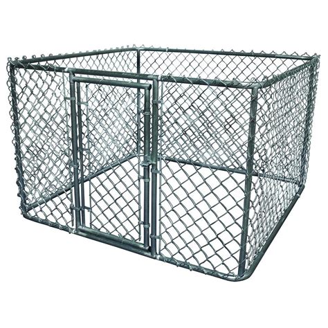 galvanized steel boxed kennel kit|dog kennel with roof.